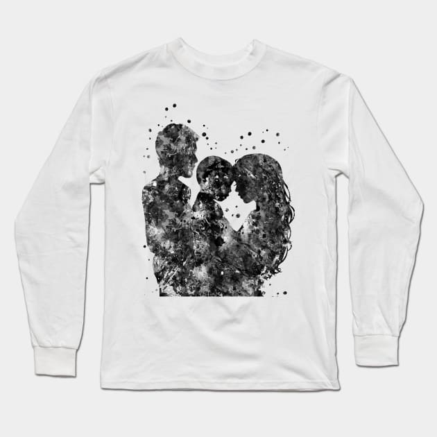 Mother father and son, family Long Sleeve T-Shirt by RosaliArt